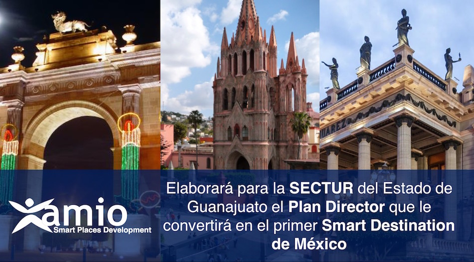 Guanajuato, smart destination, primer destino turistico inteligente de mexico, dti, amio, amio ingenieros, méxico 2