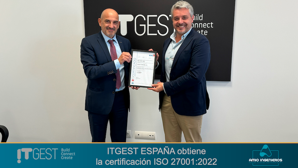 ITGest Spain obtiene la certificación ISO 27001-2022