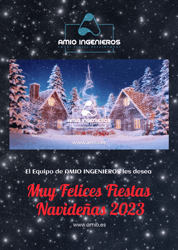 Felices Fiestas Navideñas 2023 Amio Ingenieros España
