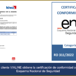 Nuestro cliente VIALINE obtiene la certificación de conformidad con el ENS - Esquema Nacional de Seguridad