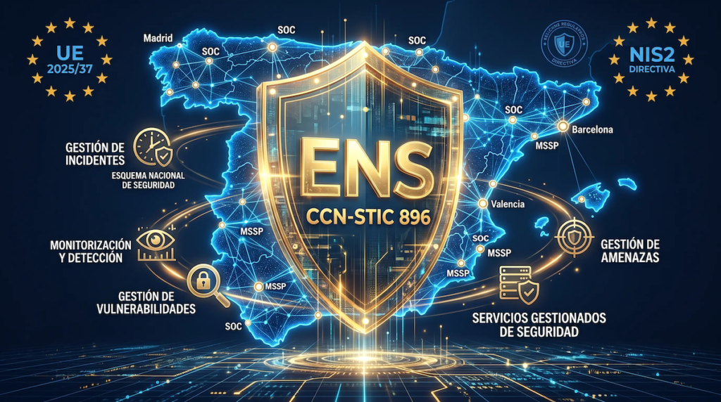 Guía CCN-STIC 896: El nuevo estándar de certificación para SOC y MSSP en España